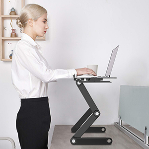 Standing work with the laptop stand